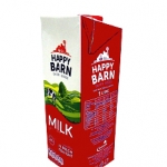 開心牧場全脂牛乳1000ml X12罐/箱，波蘭進口，乳脂3.5%頂級牛乳,特惠價1罐只要69元,一箱內含12巏